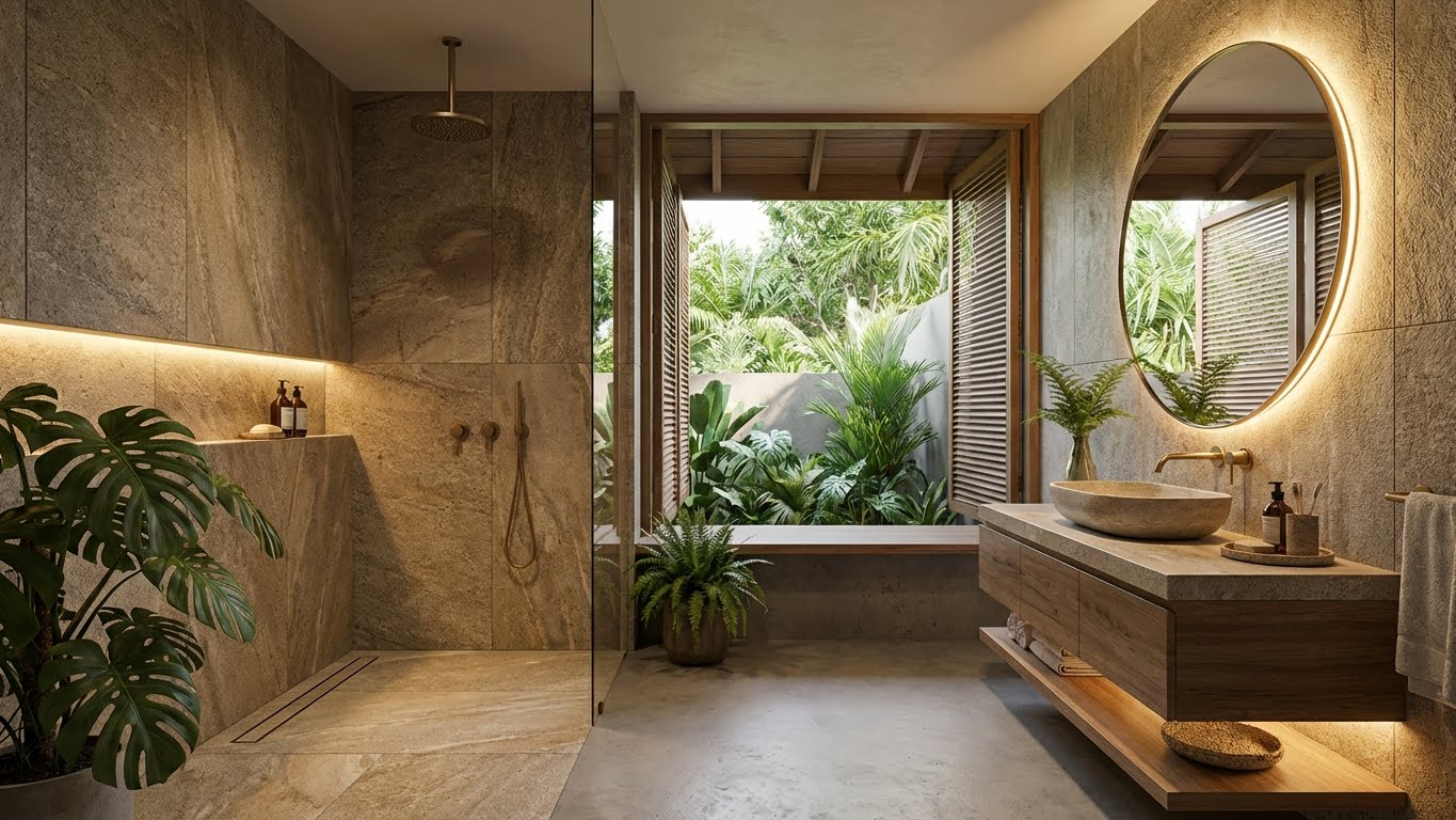 Studio Manific modern bathroom design ideas for Sri Lankan homes