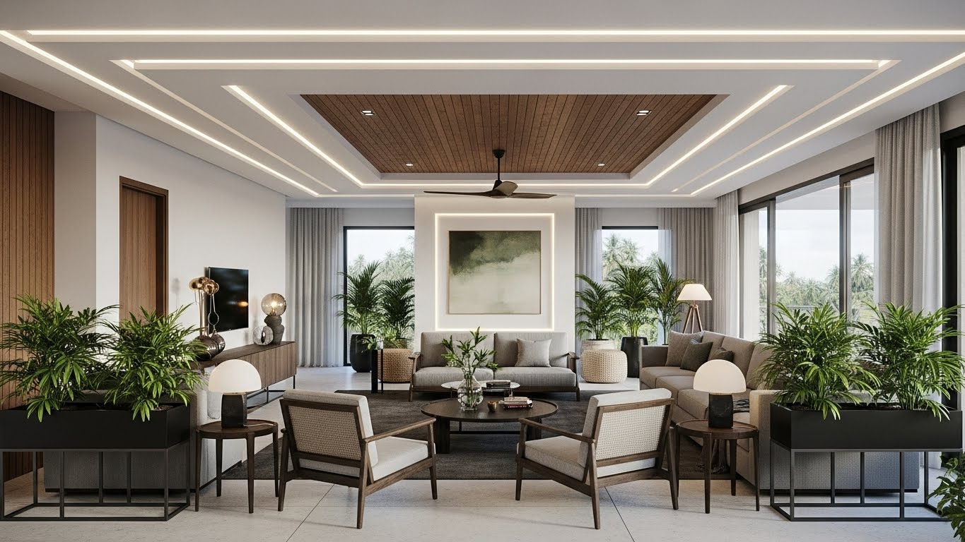 Studio Manific modern ceiling design ideas for Sri Lankan homes