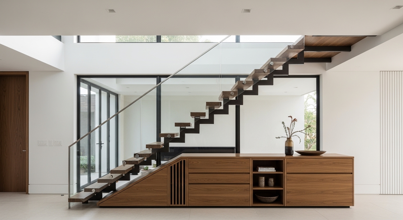 Studio Manific modern staircase design ideas for Sri Lankan homes