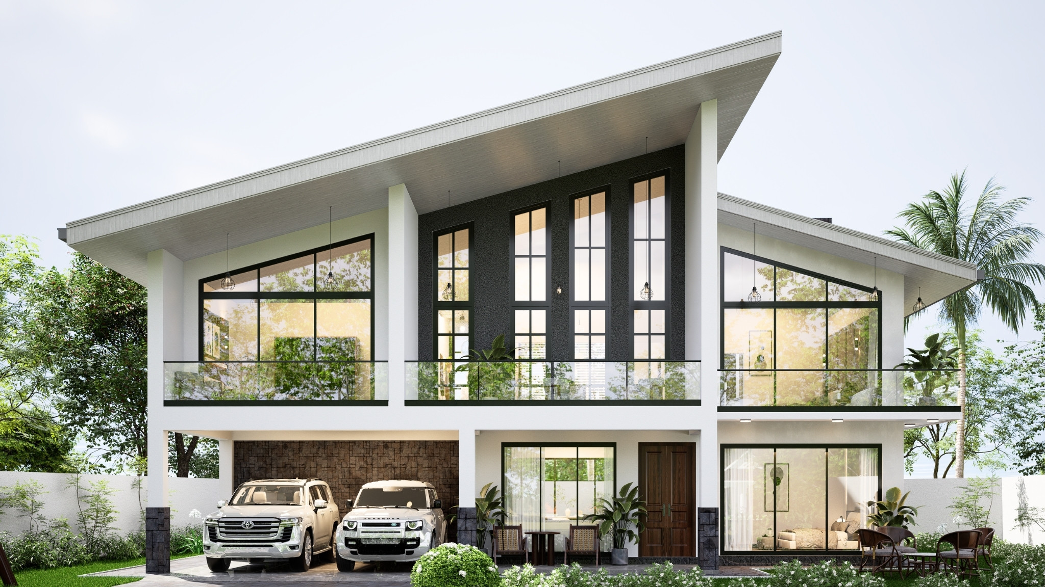 The Veil Residence" - A home defined by layers that filter light, enhance privacy, and create a refined connection between interior and exterior spaces.